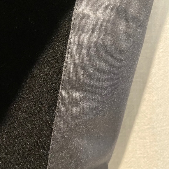 Mylène B. Designer pants from Mtl. Stretch and super nice!  Cobalt blue & Black - Picture 9 of 16